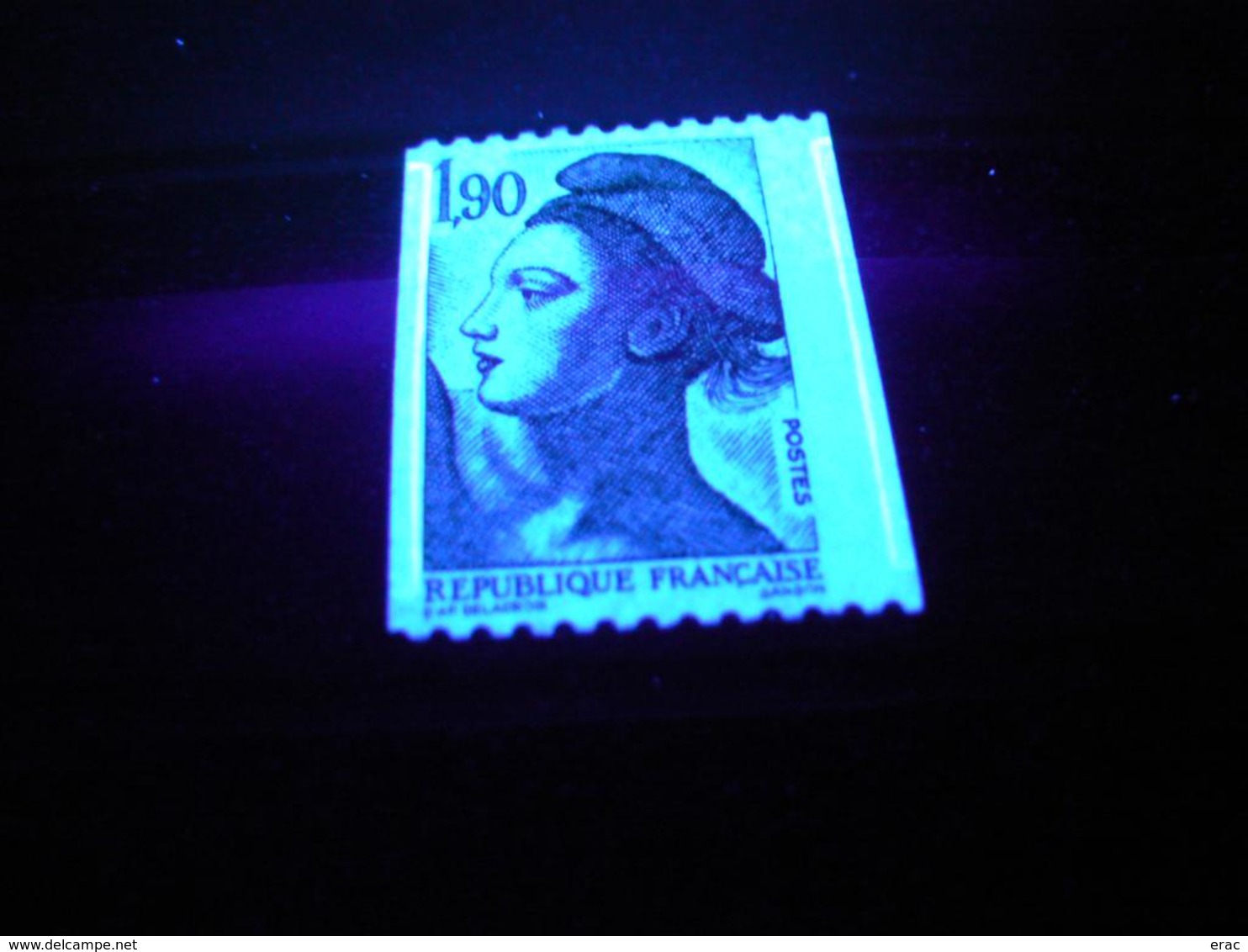 2 Bandes De Phosphore Sur N° 2426 - Roulette Type Liberté - N° Rouge - 1986 - Neuf ** - Unused Stamps