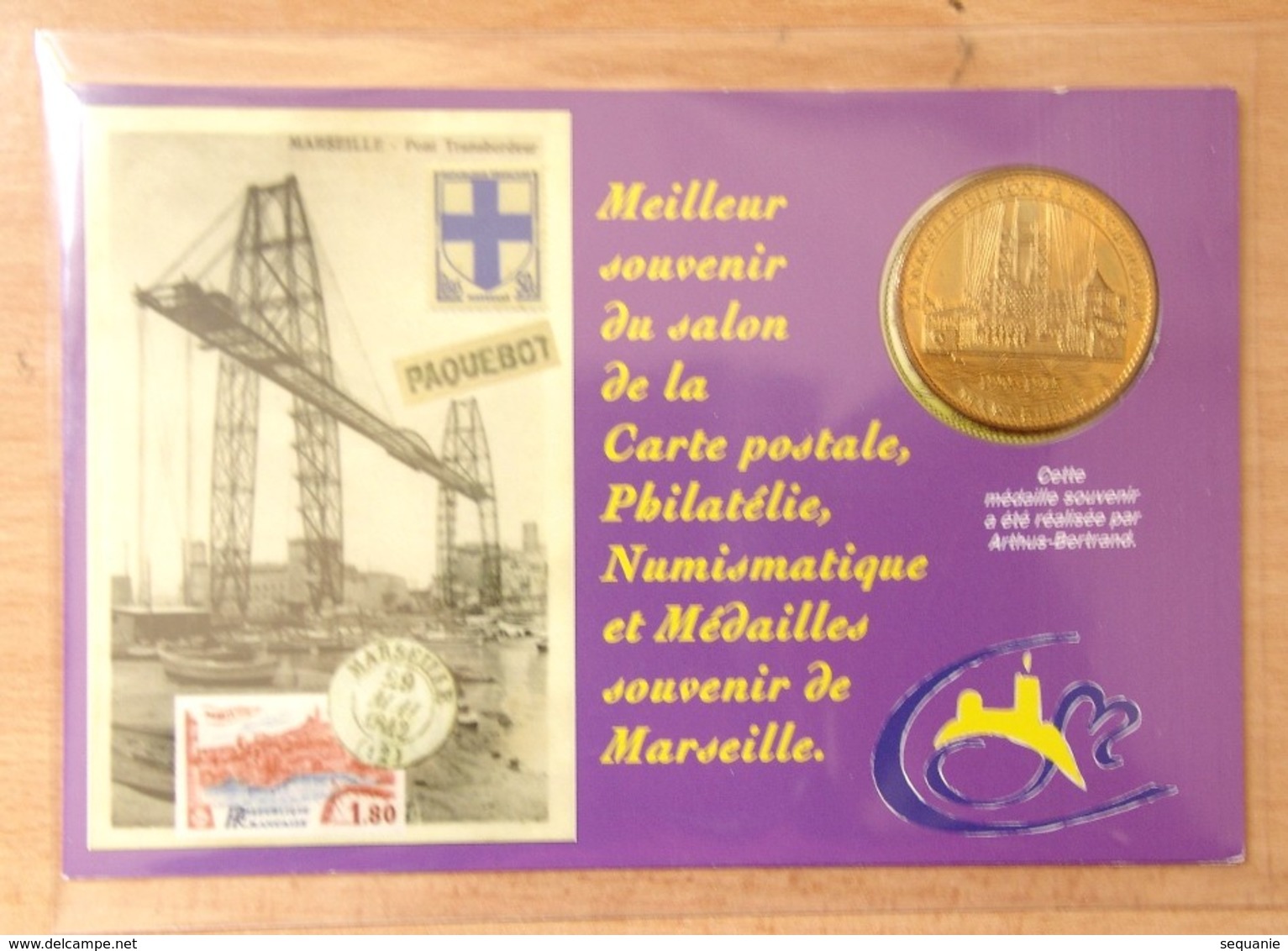 Médaille Touristique MARSEILLE - Salon De Marseille ACMT / Nacelle Du Pont à Transbordeur 2010 - 2010