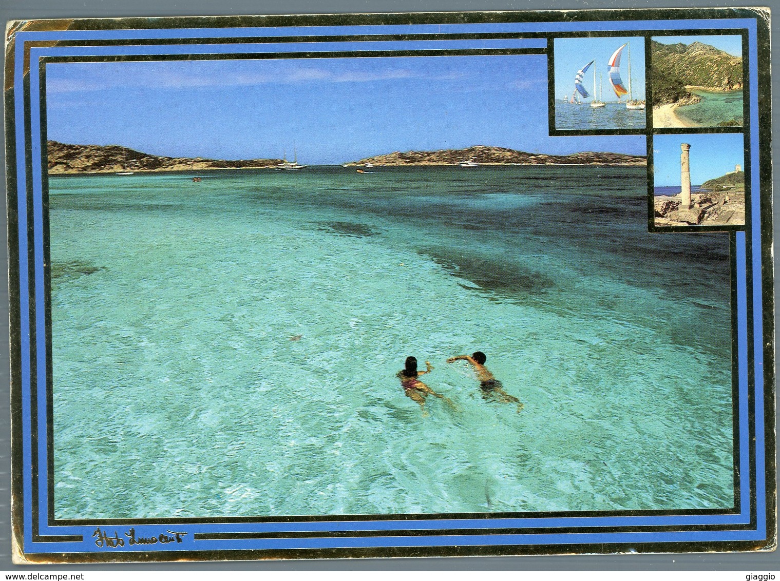 °°° Cartolina N. 125 Conoscere La Sardegna Il Mare Viaggiata °°° - Altri & Non Classificati