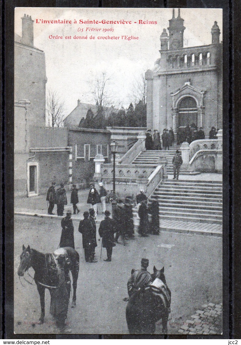 51 - REIMS - Inventaire à Ste.Geneviève - Reims