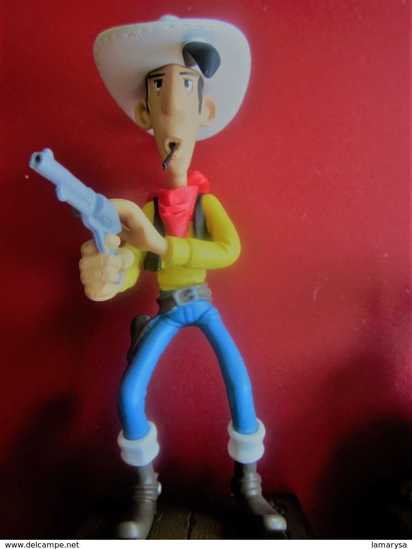 Figurines  Bandes Dessinées SCHLEICH LUCKY LUKE & RANTANPLAN EN RESINE PUBLICITAIRE ATLAS MORRIS 2009 - Autres & Non Classés