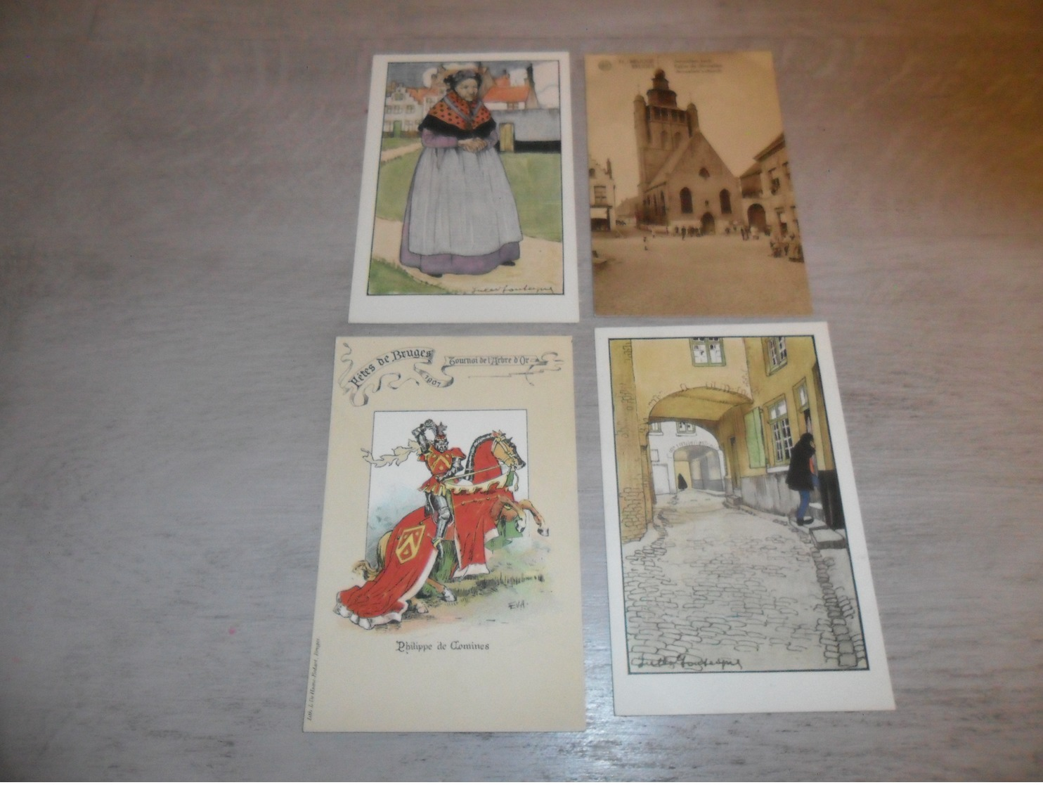 Beau lot de 60 cartes postales de Belgique  Bruges      Mooi lot van 60 postkaarten van België  Brugge - 60 scans