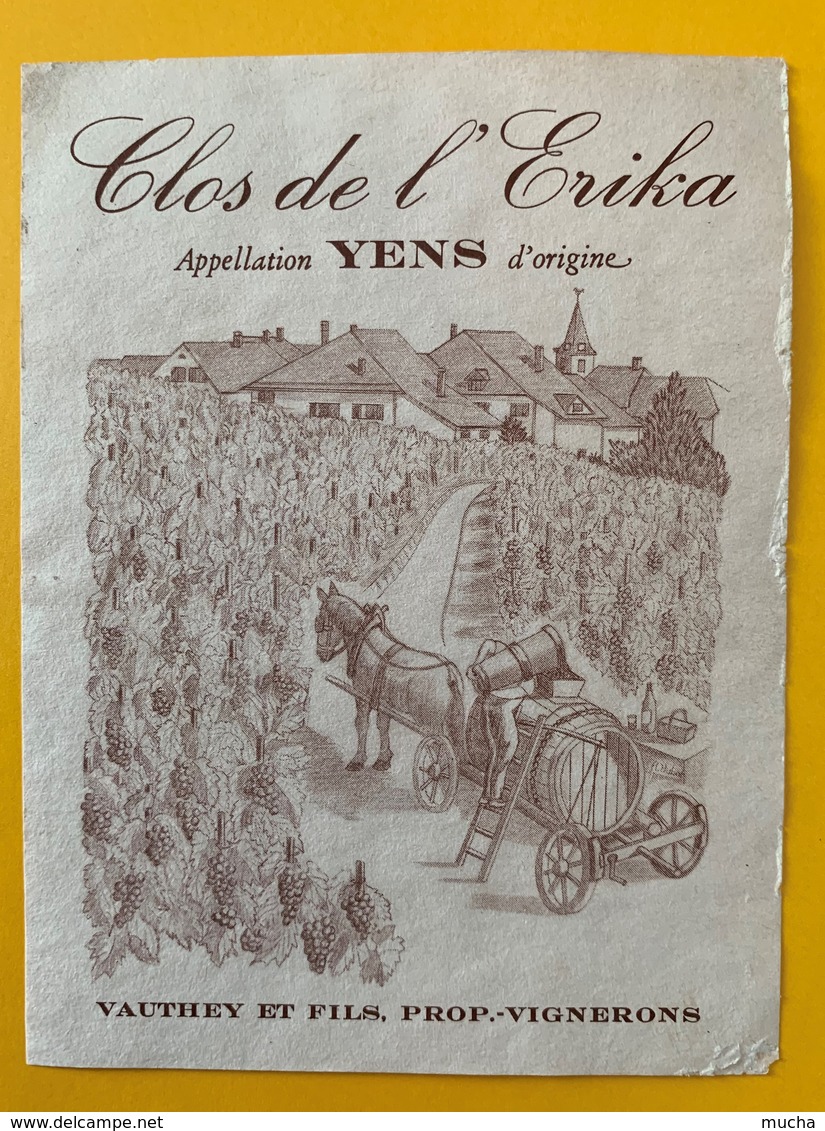 10815 - Clos De L' Erika Yens Suisse Vauthey & Fils - Autres & Non Classés