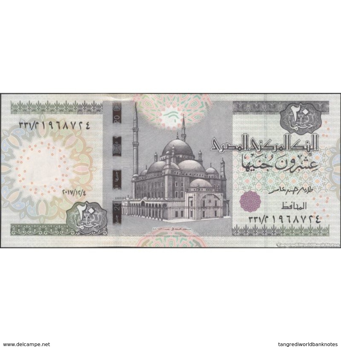 TWN - EGYPT 65f - 20 Pounds 4.12.2017 UNC - Egitto