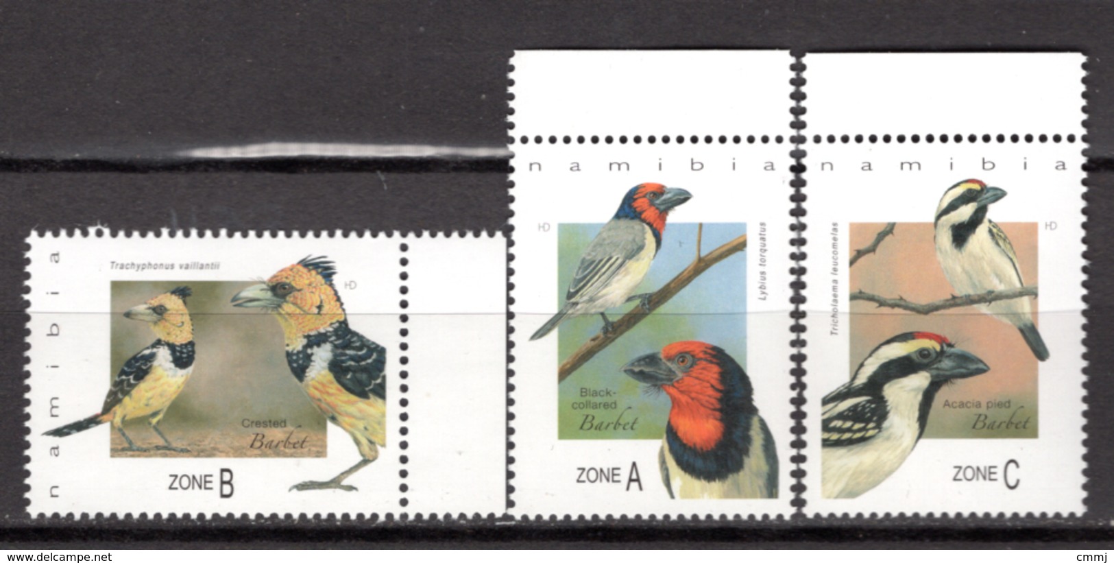 BIRDS - 2017 - NAMIBIA -  Yv. Nr.  1383/1385 - NH - (CW4755.32) - Namibia (1990- ...)