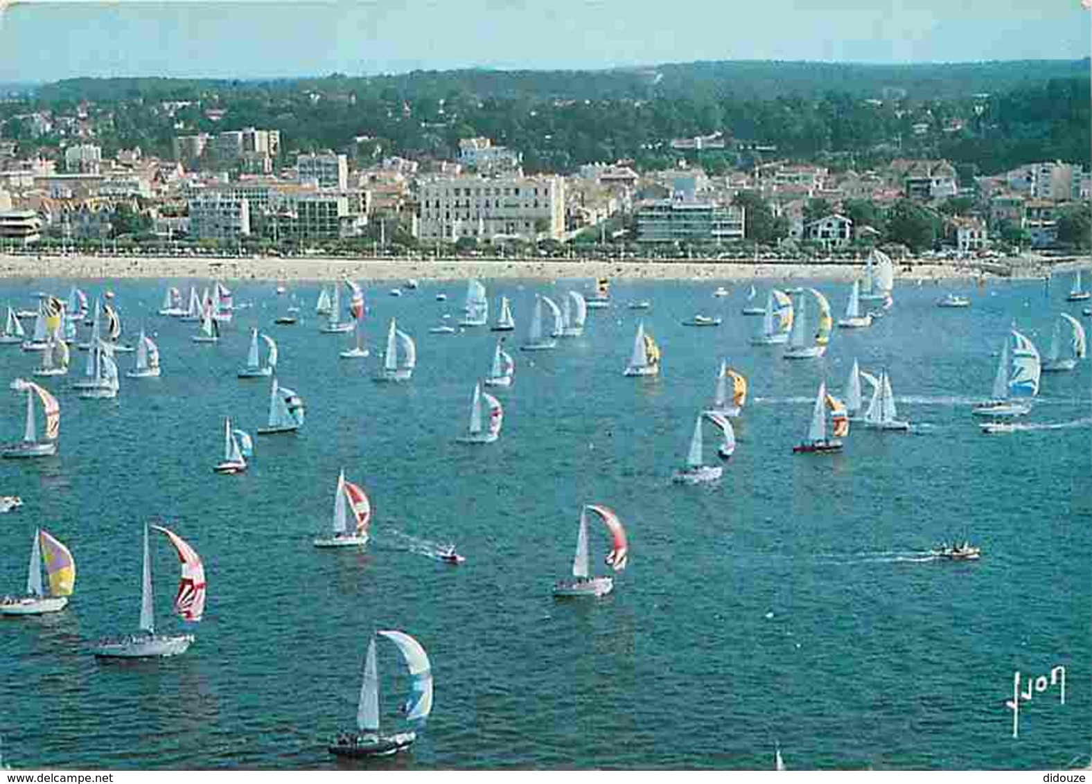 33 - Arcachon - Régates - Sails-Competition - Wettsegein - Bassin D'Arcachon - Flamme Postale - Voir Scans Recto-Verso - Arcachon