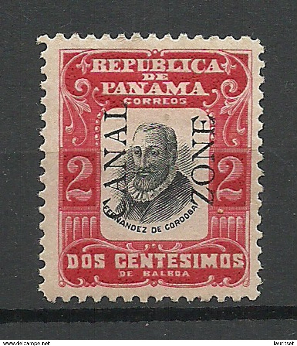 PANAMA Canal Zone 1906 Michel 18 II * - Panama