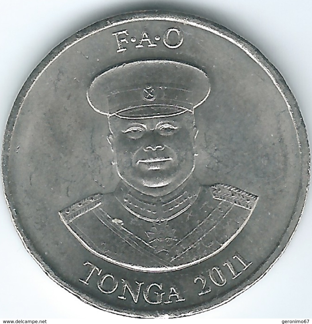 Tonga - 20 Seniti - 2011 (non-magnetic) - Tonga