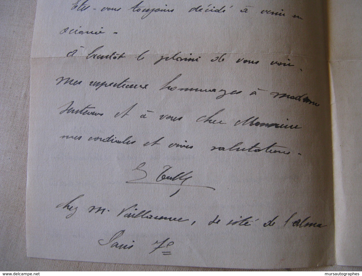 5 LETTRES AUTOGRAPHES SIGNEES DU GENDARME ET VOYAGEUR TRIFFE 1929-57 VIE QUOTIDIENNE MARQUISES TAHITI à T'SERSTEVENS - Autres & Non Classés