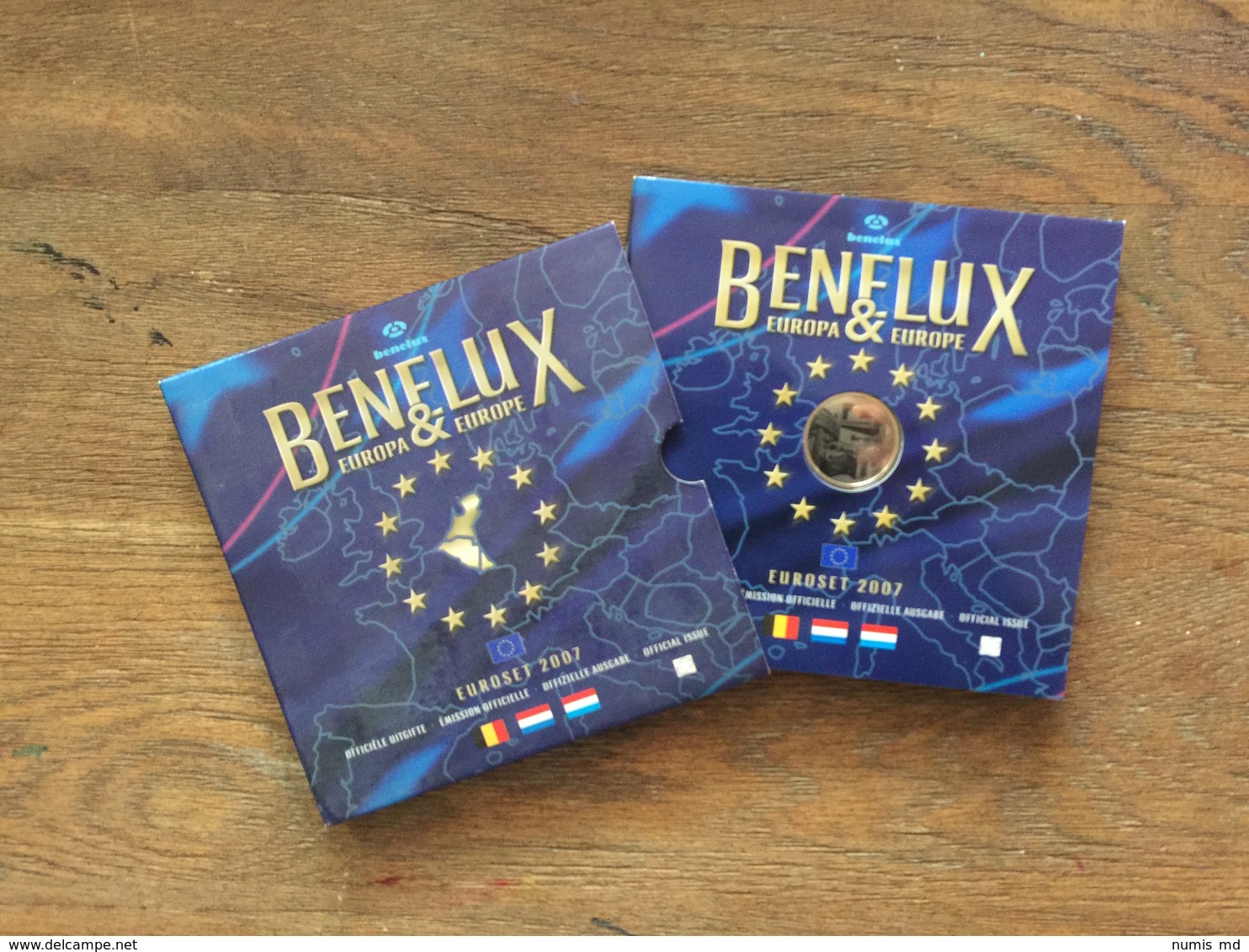 M/MS49 EUROSET BENELUX 2007 : 24 Pièces + 1 Médaille (Valeur D'émission: 60 Euro) - Belgique