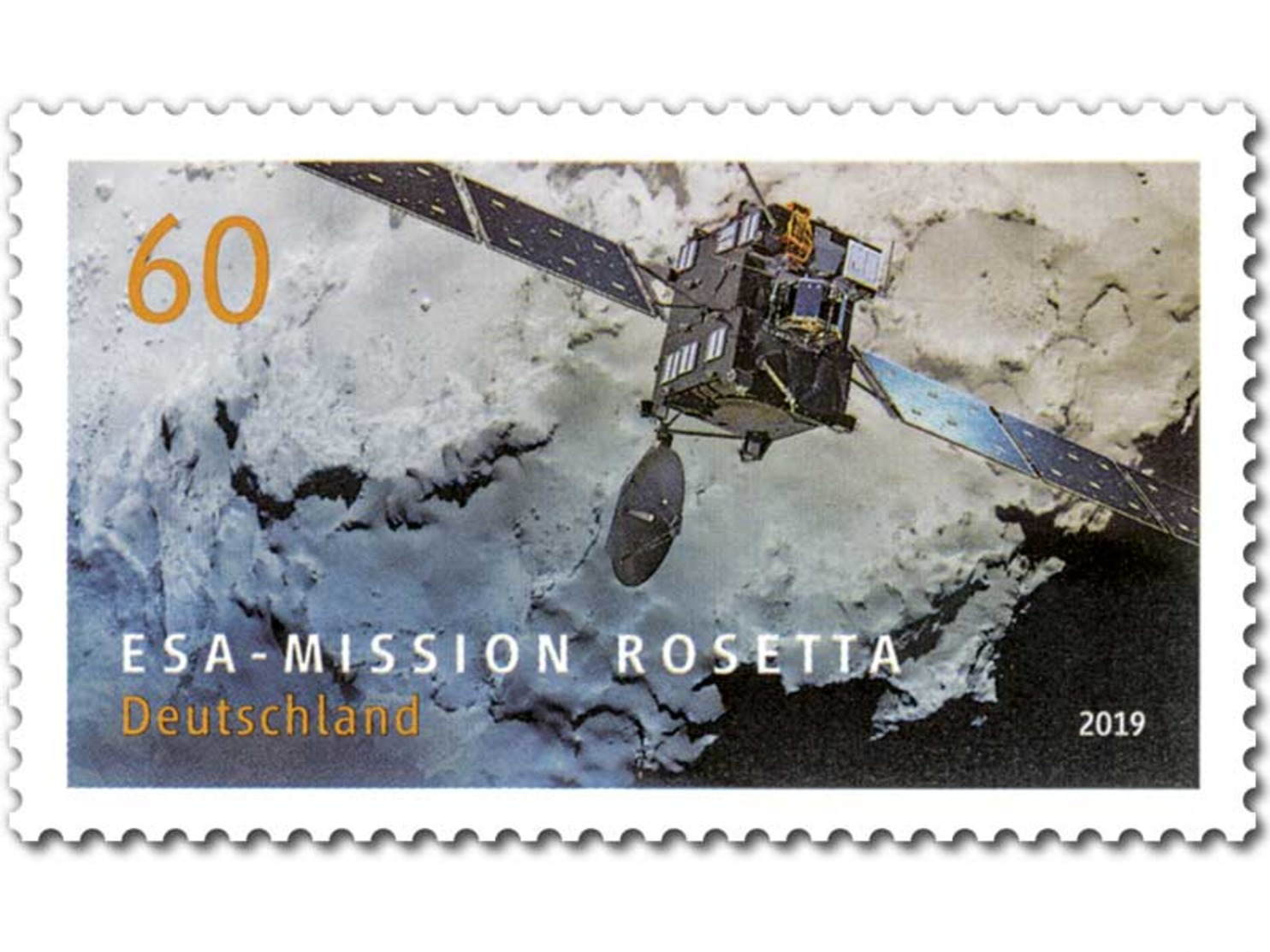 Z07 Germany BRD 2019 Mi Mission Rosetta Cosmos Space Astrophysik MNH - Ungebraucht