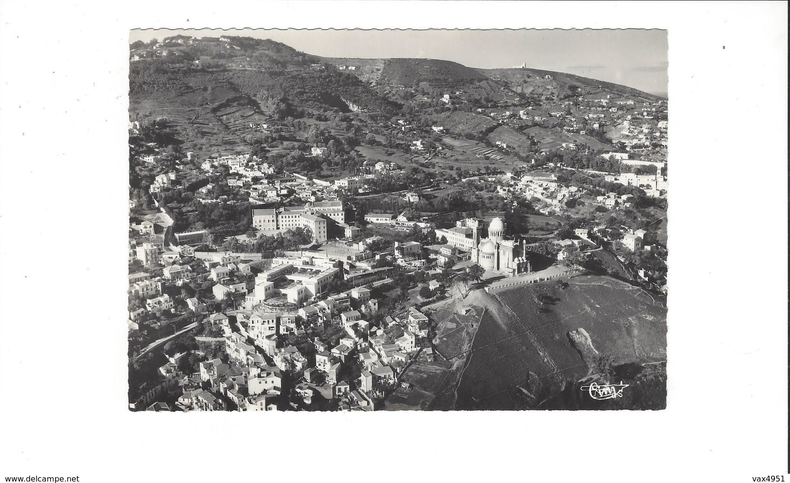 ALGER  VUE PANORAMIQUE AERIENNE SUR N DAME D AFRIQUE ET LA COLLINE *****    A  SAISIR ****** - Algerien