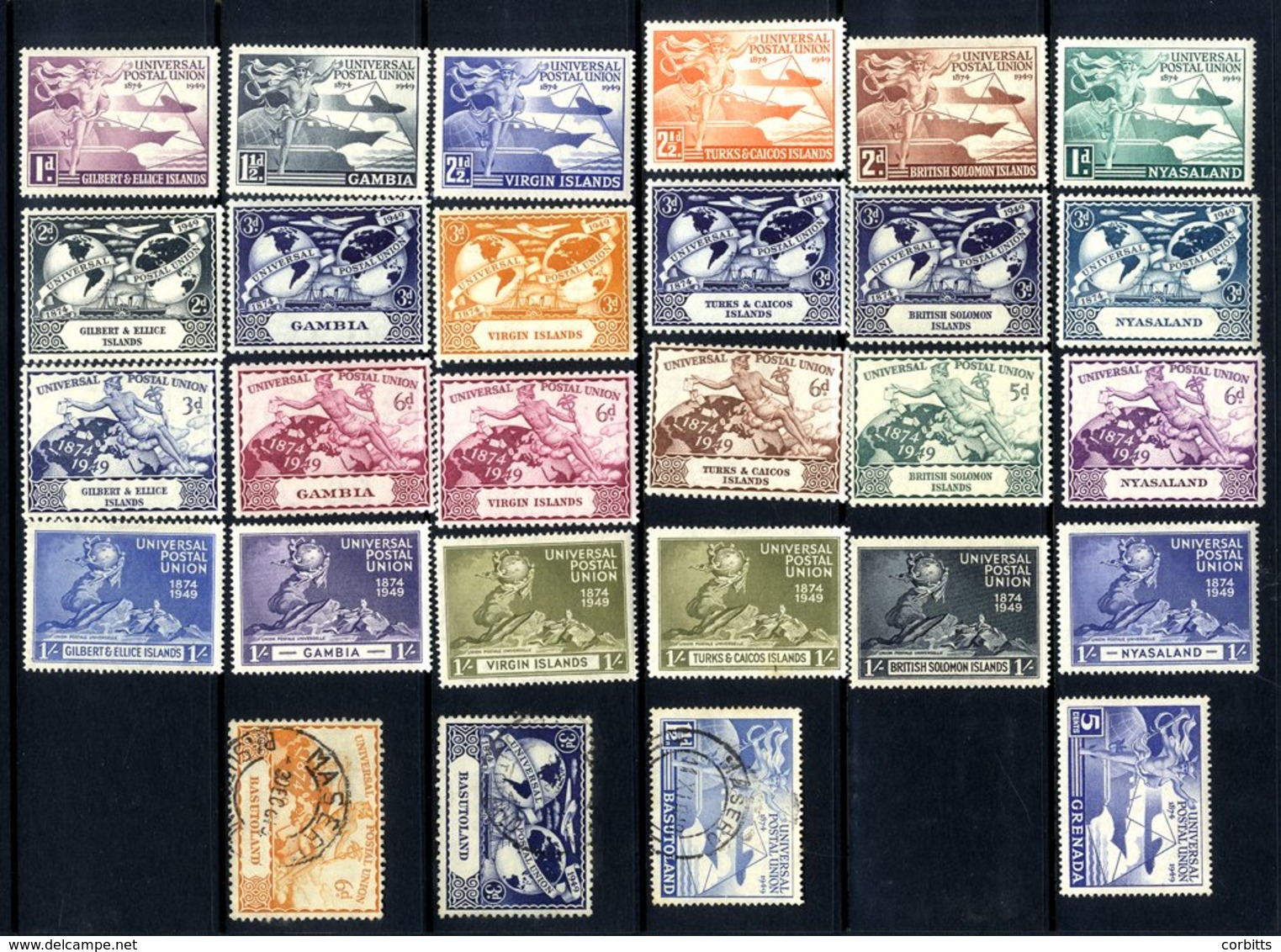 BRITISH COMMONWEALTH Ranges In Hagner Albums Strength In M KGVI Issues Mainly Pair Sets Incl. A  Number Of Omnibus Issue - Otros & Sin Clasificación