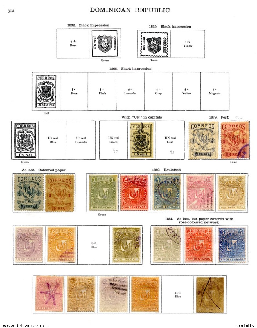 DOMINICAN REPUBLIC 1866-1936 M & U Collection Incl. The 1936 National Archives & Library Fund M Etc. (252) - Sonstige & Ohne Zuordnung