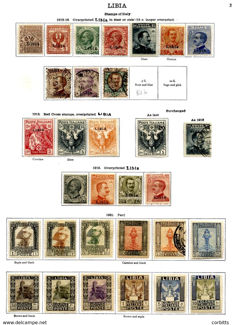 ITALY (LIBYA) 1913-36 Collection Good Range Incl. 1921 Set To 10l (15c U) M Etc. Cat. £800. (60) - Autres & Non Classés