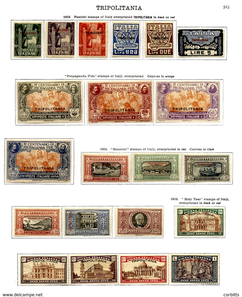 ITALY (TRIPOLITANIA) 1935-35 Collection God Commems, Airs Etc. Mixed M & U With Some Rare Values, Viewing Recommended. C - Otros & Sin Clasificación