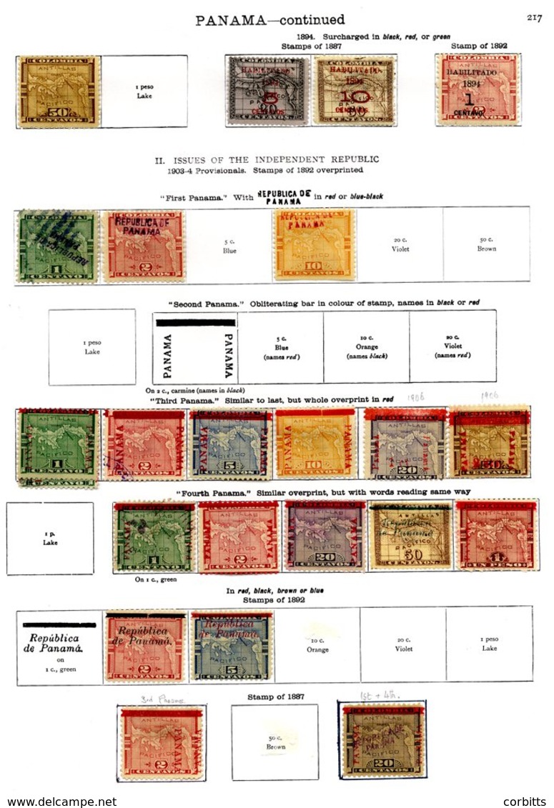 PANAMA/CANAL ZONE 1878-1983 M & U Collection. (198) - Other & Unclassified