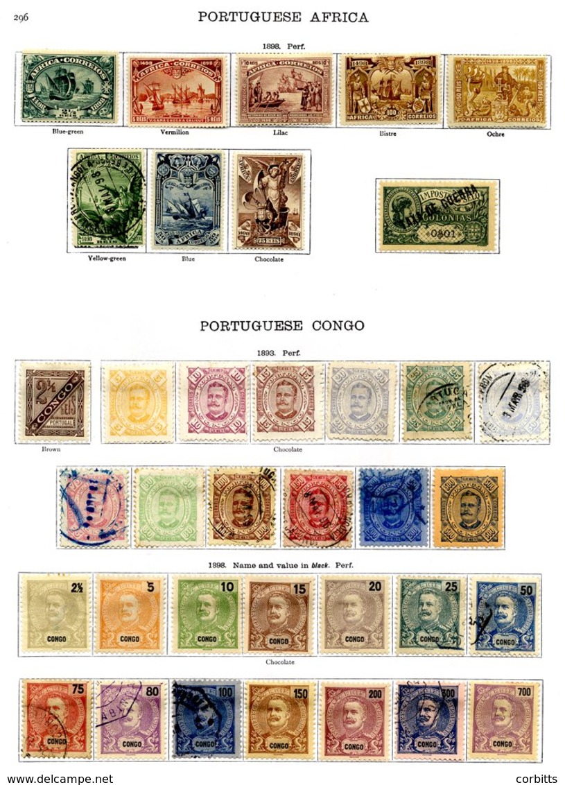 PORTUGAL (CONGO) 1883-1918 M & U Collection With Good Range Of Issues, Opts. & Surcharges Etc. Also A Few Africa. (147) - Other & Unclassified