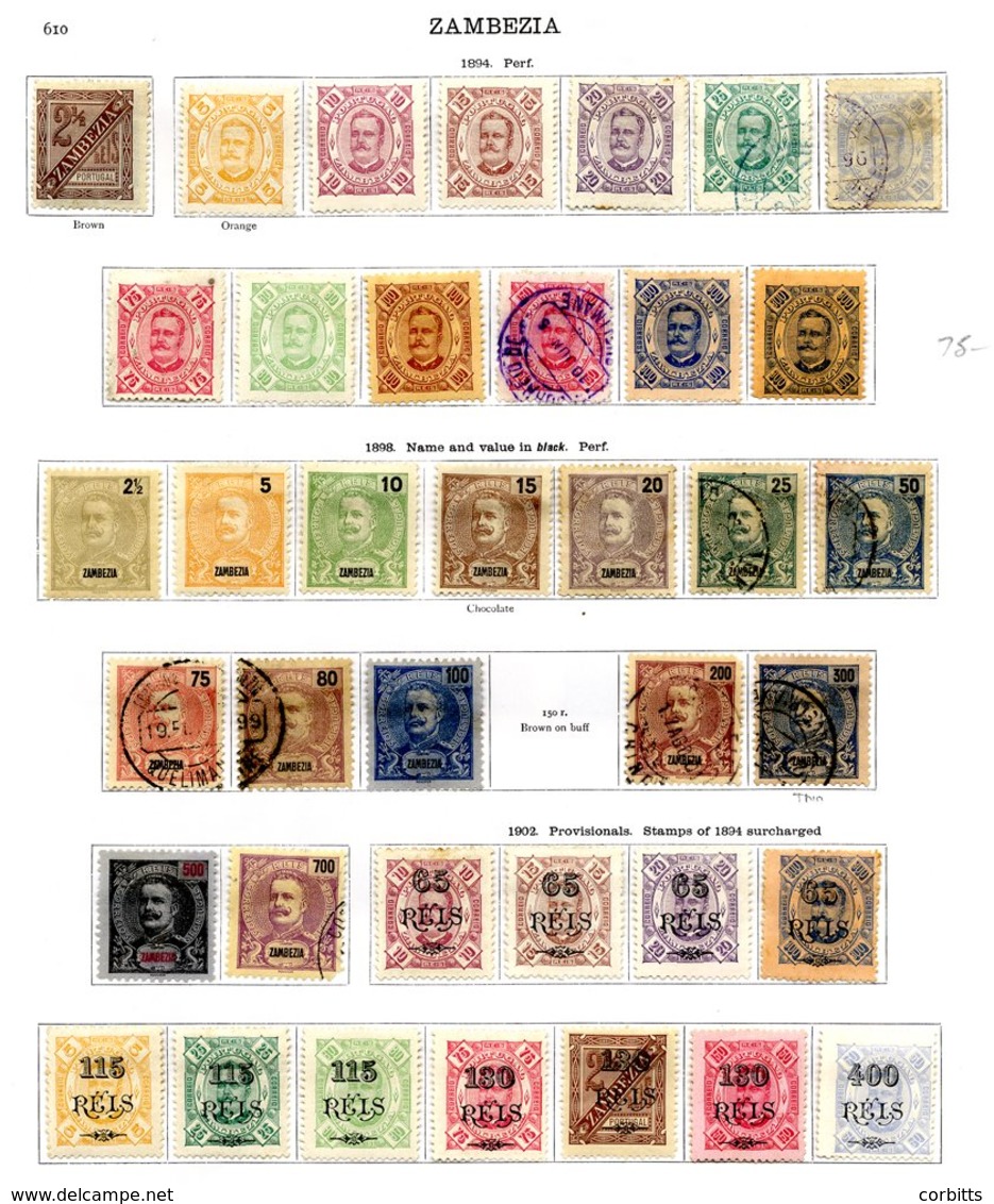 PORTUGAL (ZAMBEZIA) 1894-1914 Collection With A Good Range Of Issues Mixed M & U. (100) - Autres & Non Classés