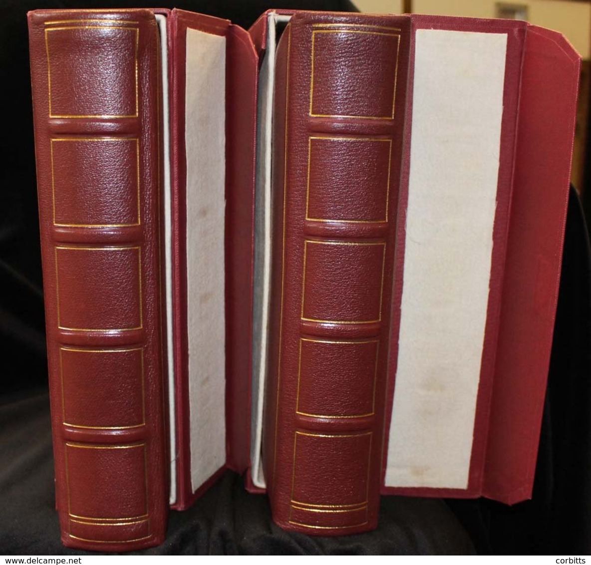 FRANK GODDEN Albums (2) The F.G De Luxe In Maroon Complete With Slip Cases, Overall Total Of Approx 60 Pages, Some Tone  - Autres & Non Classés