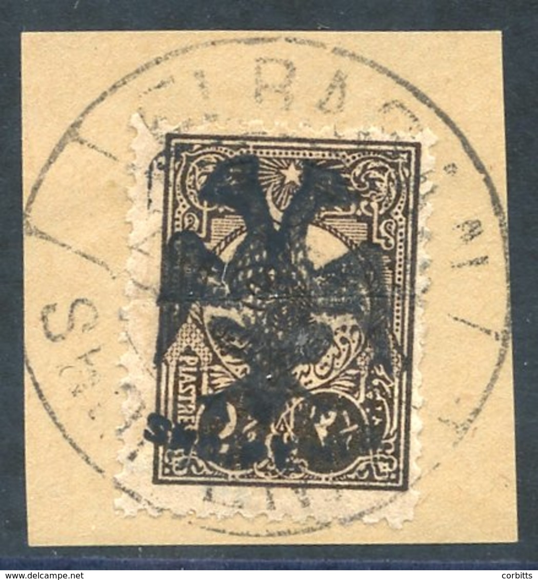 1913 2½pi Brown Tied To A Small Piece By Fine C.d.s. - Other & Unclassified