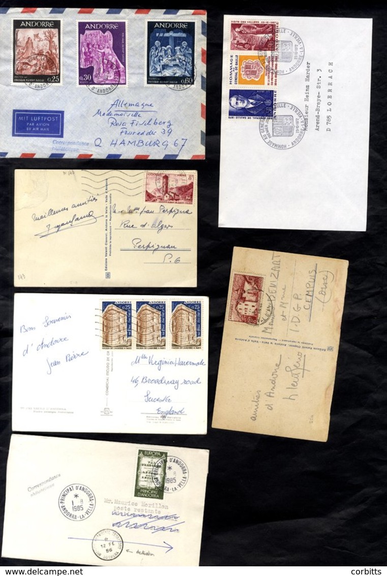 1947-66 Range Of Commercial Covers/cards (no FDC's), Various Frankings, Cancels Etc. (26) - Other & Unclassified