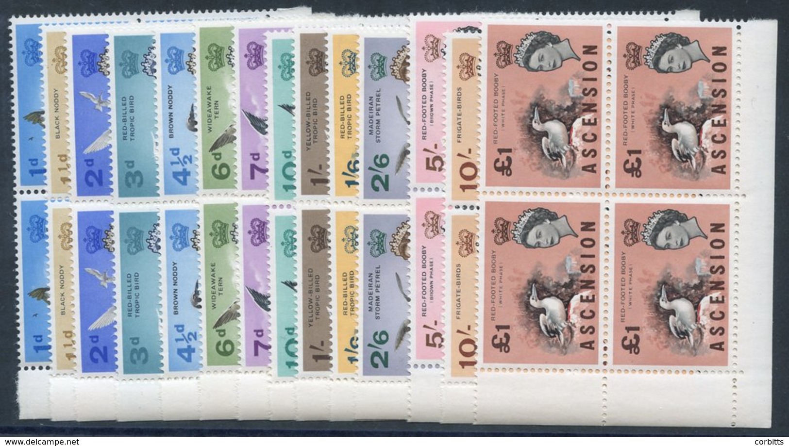 1963 Defin Set In Lower Lefts UM Corner Blocks Of Four, SG.70/83. Cat. £240+ - Other & Unclassified