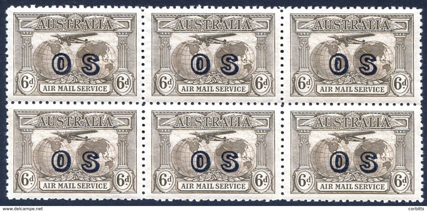 1931 Air Official UM Block Of Four, SG.139a. Cat. £192. (6) - Otros & Sin Clasificación