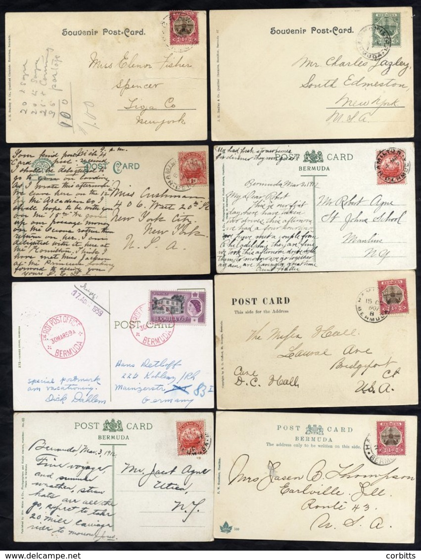 1885-1970's Interesting Range Of Postally Used PPC's, Used Or Unused Postal Stationery Incl. Postcards & Wrappers, Pmks  - Autres & Non Classés