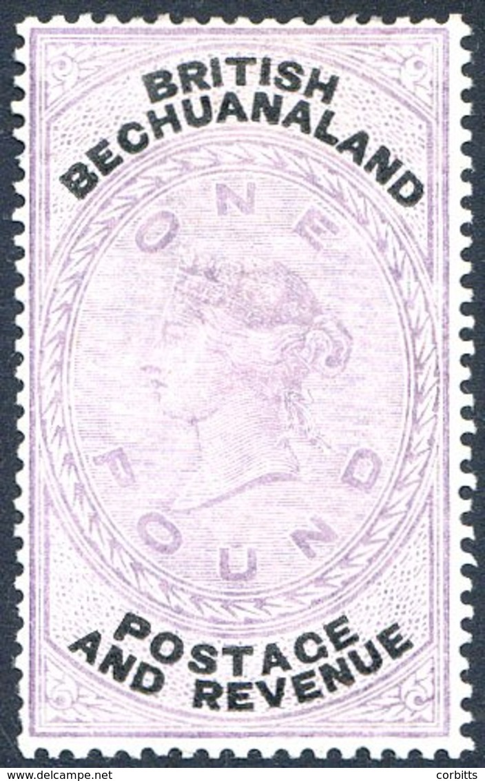 1888 Wmk Orbs (sideways) £1 Lilac & Black Fine M, SG.20. Cat. £900. - Sonstige & Ohne Zuordnung