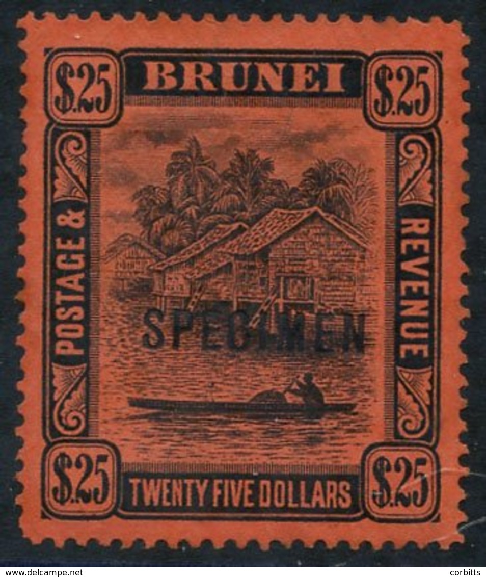 1908-22 $25 Black/red Optd. SPECIMEN, Fresh O.g. SG.48. (1) - Other & Unclassified
