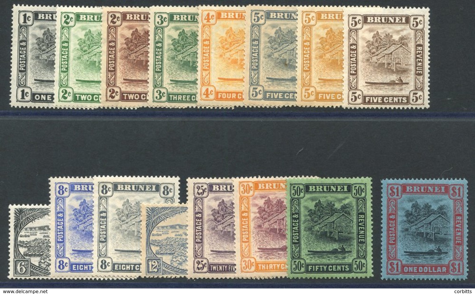 1924-37 MSCA Set (excl. SG.54, 59, 60b & 61) M With Some Toned Vals. (16) Cat. £200. - Sonstige & Ohne Zuordnung