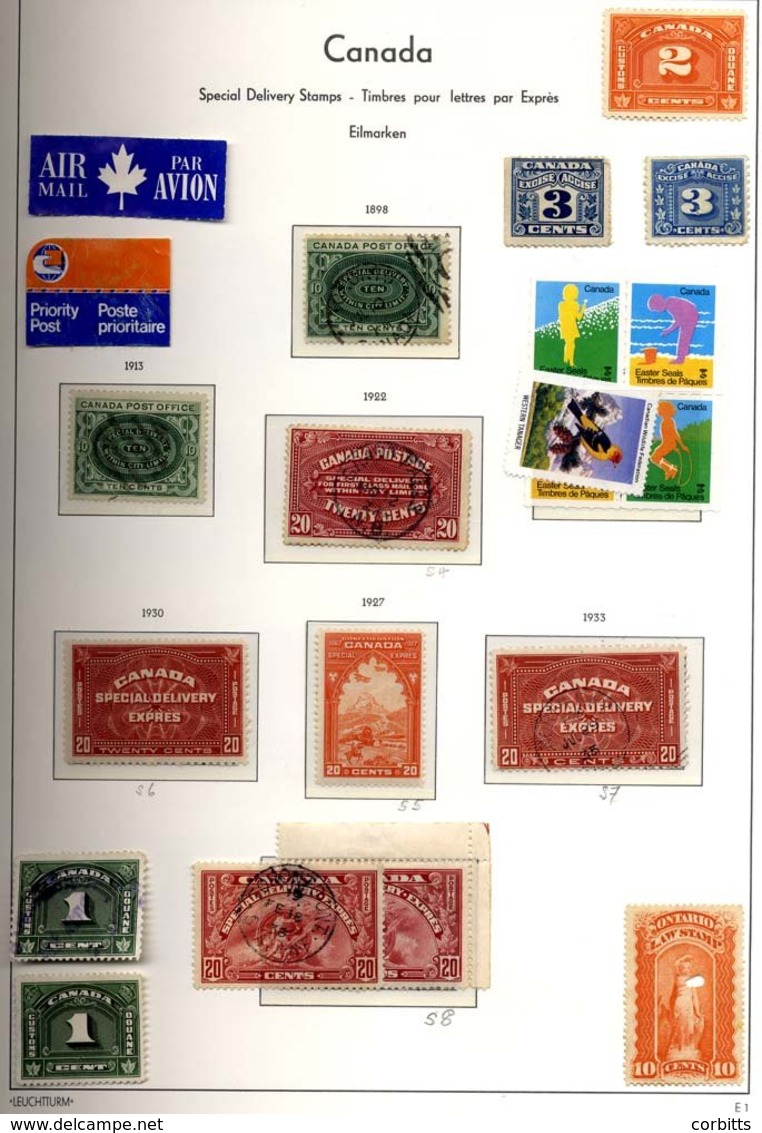 1858-1981 M & U Collection Housed In A Lighthouse Hingeless Album. Good Starter Collection. - Other & Unclassified