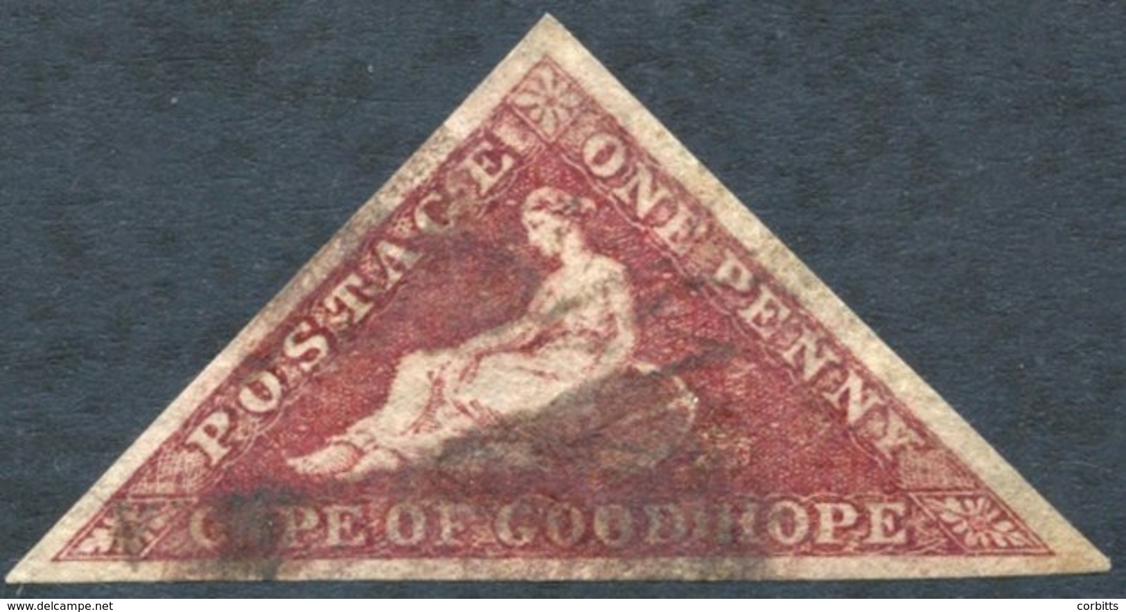 1863 1d Brownish-red, Good Margins, Smudgy Cancel, SG.18c. - Autres & Non Classés