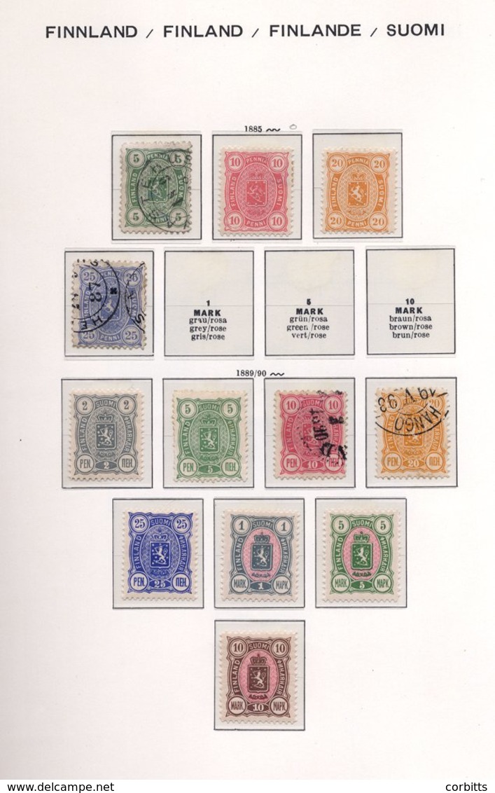 1856-1979 M & U Collection Housed In A Schaubek Hingeless Album Commences With A Range Of 1850's-60's Earlies In Mixed C - Other & Unclassified