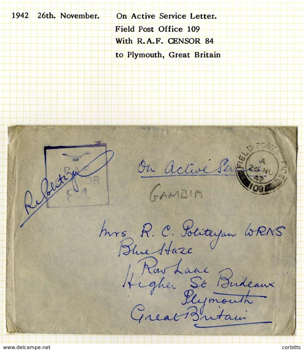 1911- 1980 Collection Of Covers Mainly Written Up On Album Pages With An Emphasis On Village And T.P.O. Cancellations. A - Otros & Sin Clasificación