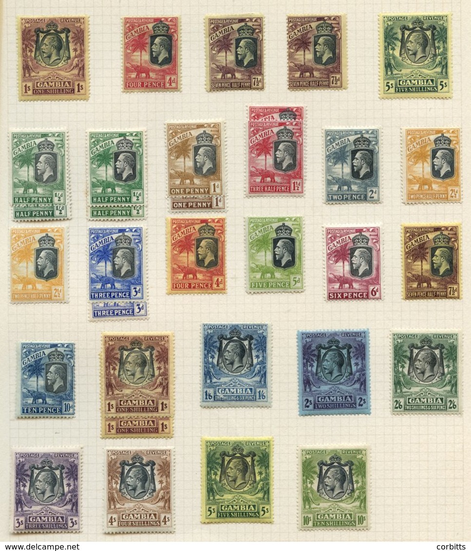 1922-29 MCCA & MSCA Set (excl. 1928 3s), Fine M (odd Extra Shade), SG.118/142. (31) Cat. £470. - Autres & Non Classés