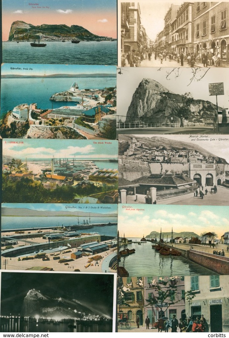 Picture Postcards Unused Selection Of 36 Cards Incl. Neutral Ground, Birds Eye Views, Docks & Warships, Market, Main St, - Sonstige & Ohne Zuordnung