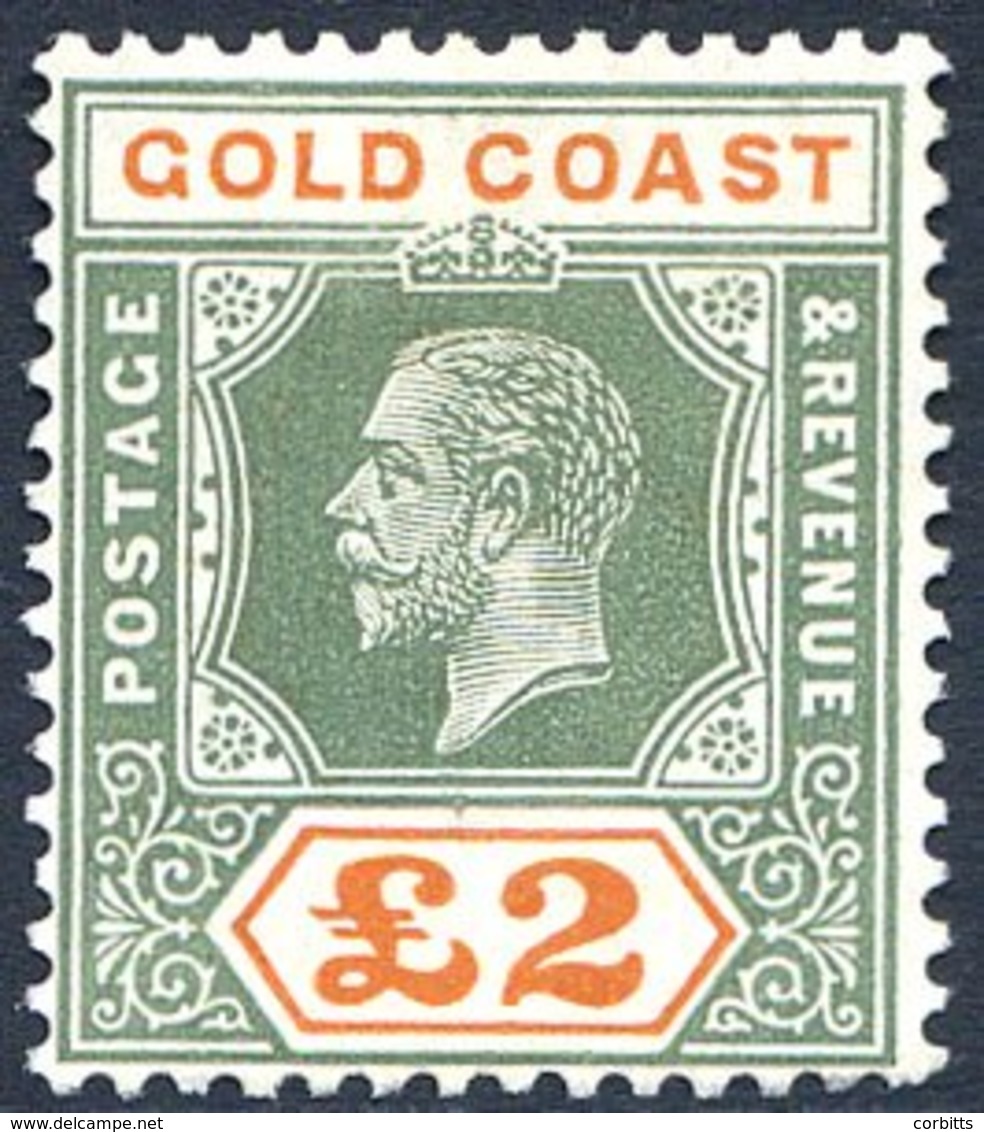 1921-24 MSCA £2 Green & Orange Die I, Fine M, SG.102. Cat. £600 - Sonstige & Ohne Zuordnung