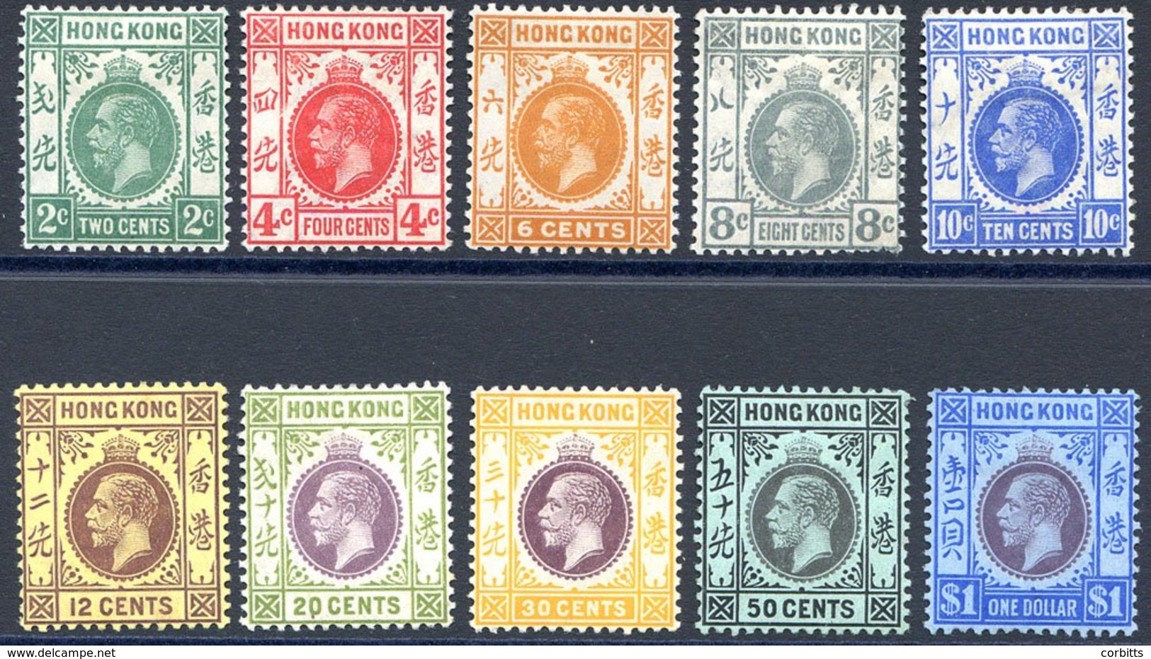 1912-21 MCCA 2c To 12c, 30c, 50c & $1, Fine M From SG.101/112. Cat. £280 (10) - Sonstige & Ohne Zuordnung