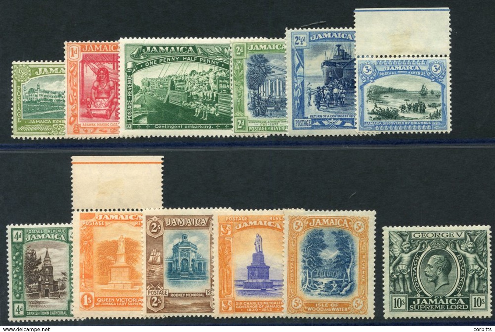 1919-21 Pictorial Defin Set, Fine M, SG.78/89. (12) Cat. £160. - Sonstige & Ohne Zuordnung