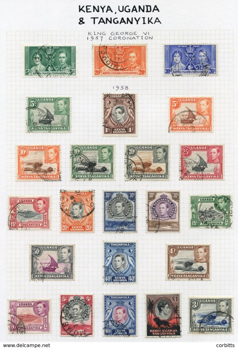 K.U.T 1903-60 FU Collection On Leaves Incl. 1903 To 8a, 1907 To 50c, 1912 To 2r, 1922 To 5s, 1935 To 5s, 1935 Jubilee Se - Autres & Non Classés