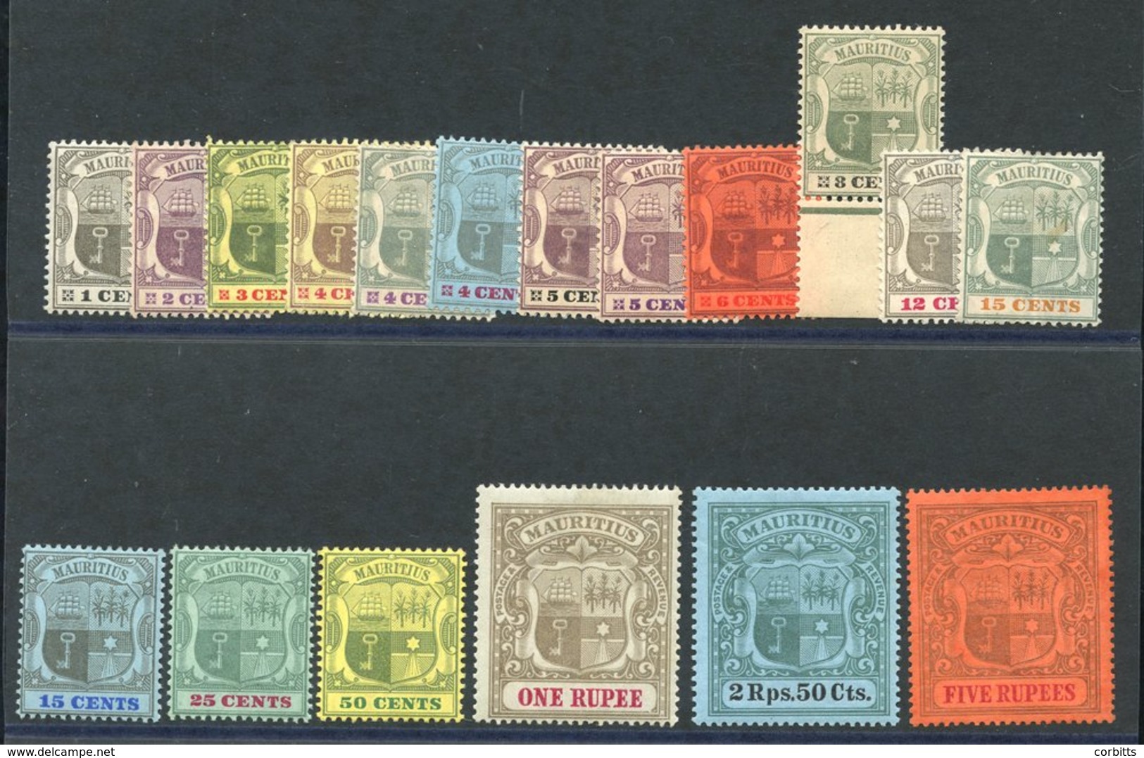 1900-05 CCC/CA Set M (15c Small Mark), SG.138/155. Cat. £350 - Other & Unclassified