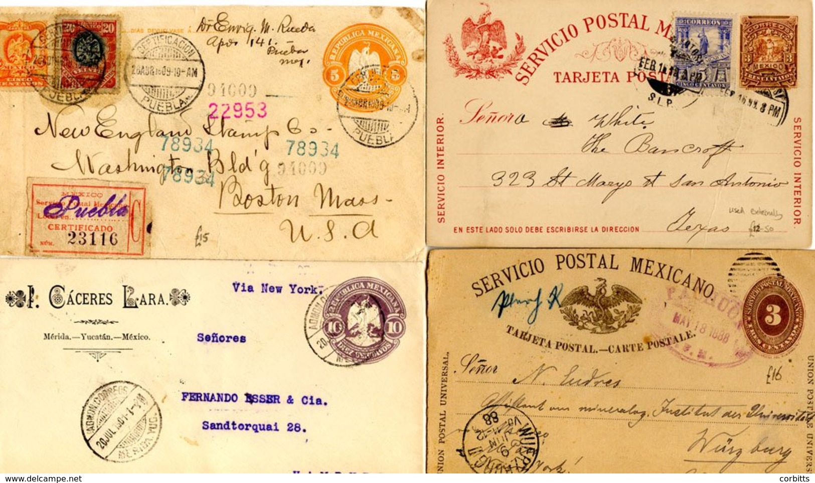 Early To 1940's Postal Stationery Including Cards (38) & Envelopes (27) Used Or Unused Including Uprated; Good Variety O - Sonstige & Ohne Zuordnung