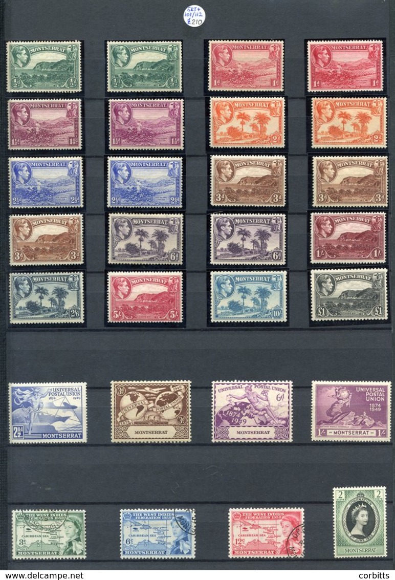 1914-64 M Range On Black Stock Leaves Incl. 1914 5s, 1935 S.J, 1948 RSW, 1938, 1951 Sets, 1953 To $4.80 (Presidency Only - Sonstige & Ohne Zuordnung