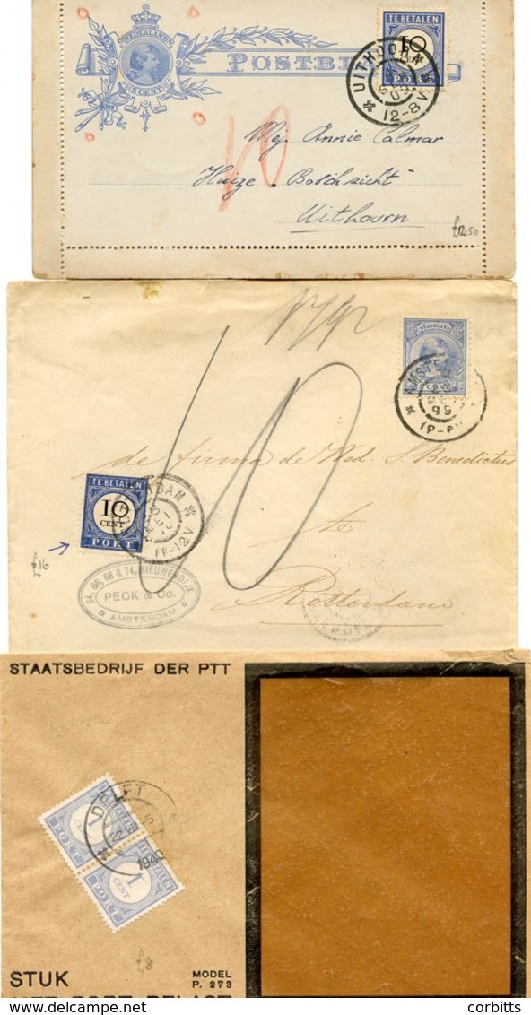 C1894-1957 Postage Dues Incoming & Underpaid Items With Variety Of Due Issues / Values To 1g (17); Also Two 1920s Items  - Sonstige & Ohne Zuordnung