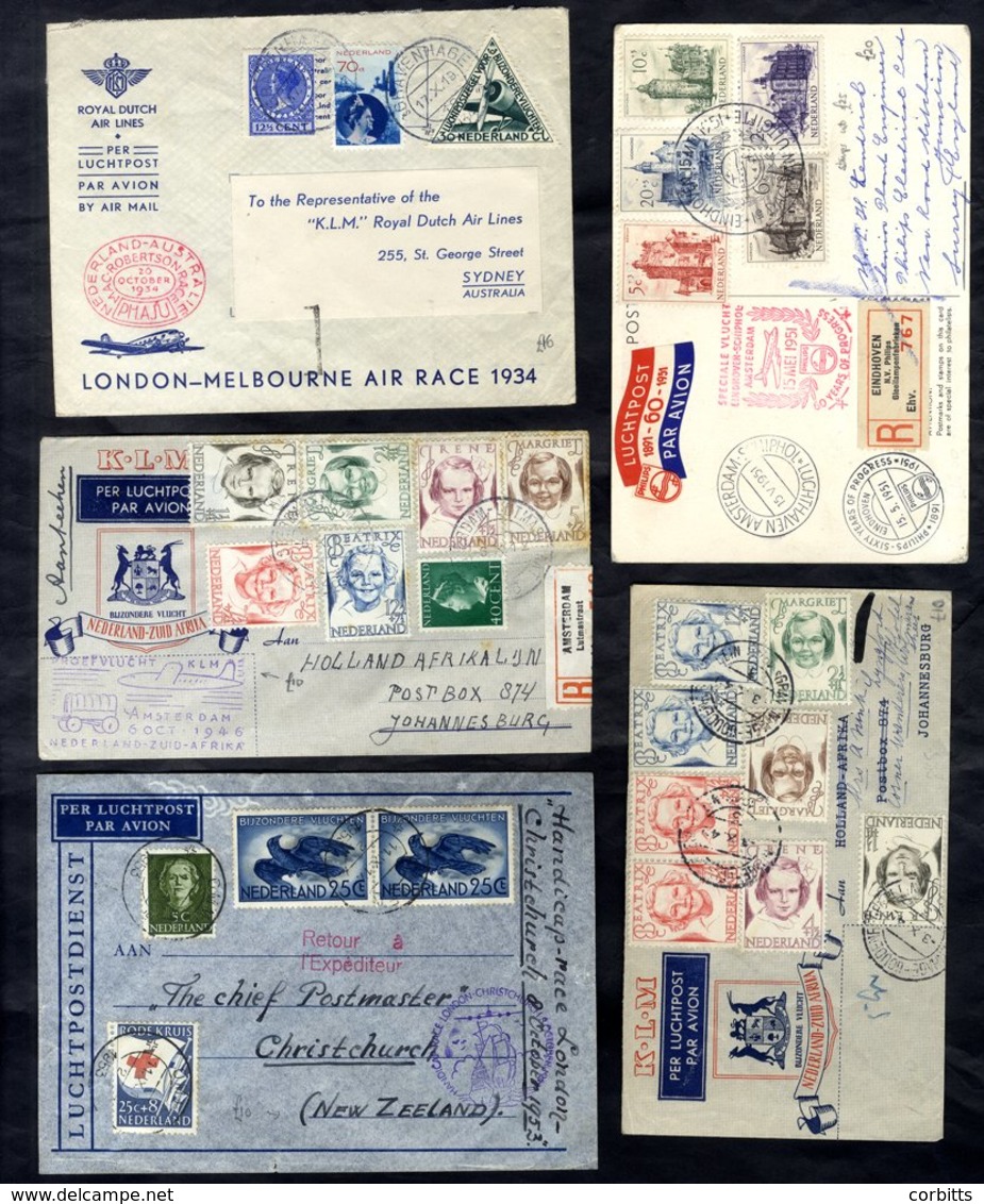 C1928-1960 Airmails (few Later) Covers To Variety Of Destinations, Mainly Commercial With The Odd Special Flight Cancell - Sonstige & Ohne Zuordnung