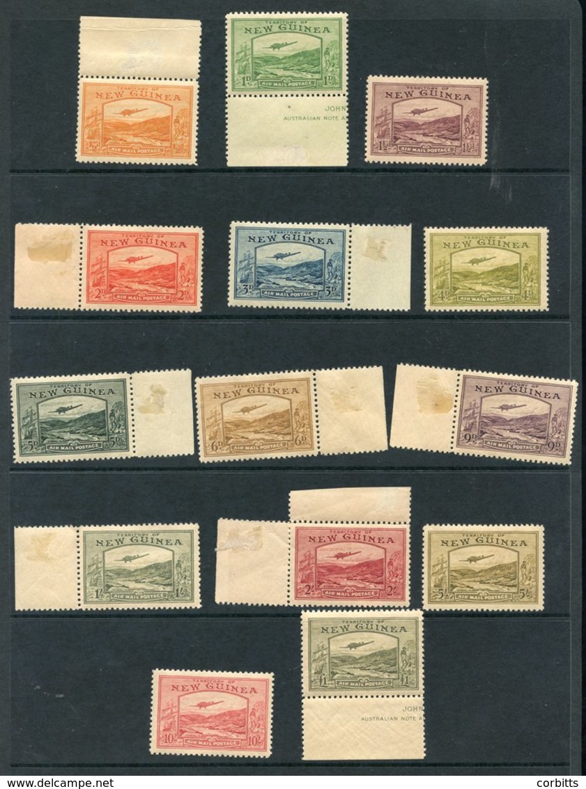 1939 Air Set UM - Heavily Toned Gum (10 Are Marginals) Mainly (odd Thin Affecting 3) SG.212/25. Cat. £1500. 94) - Autres & Non Classés