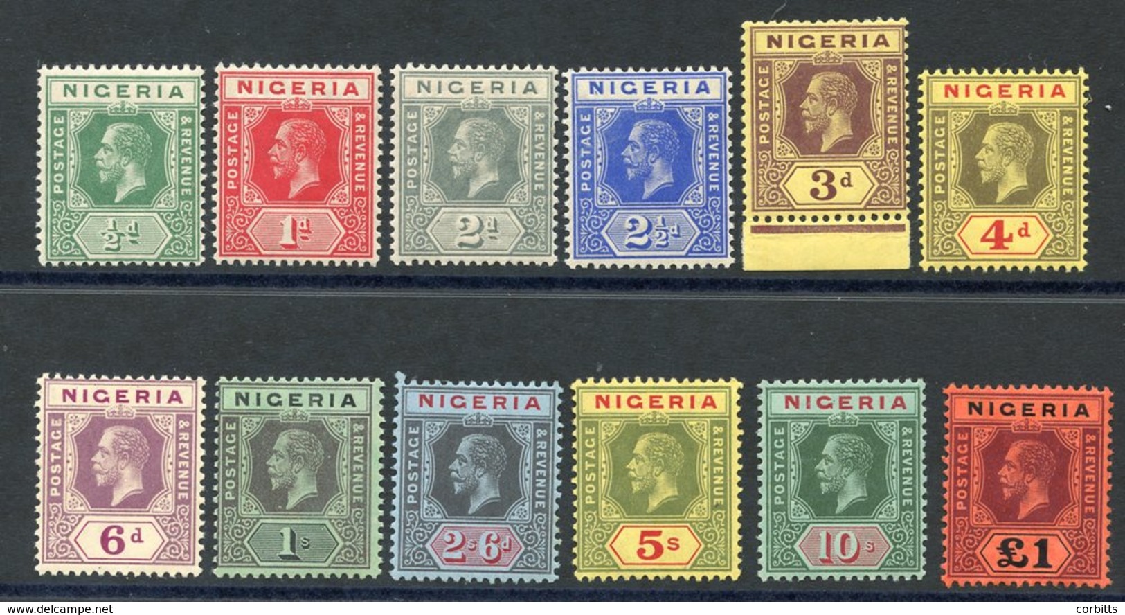 1914-29 MCCA Set, Fine M, SG.1/12. Cat. £275. (12) - Other & Unclassified