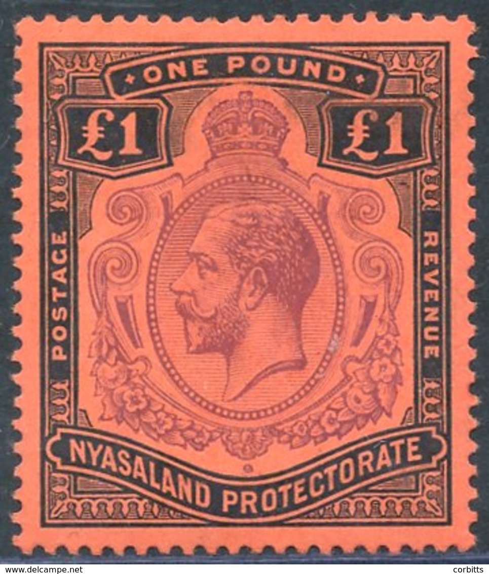 1913-21 MCCA £1 Purple & Black/red, Fine M, SG.98. Cat. £200 - Otros & Sin Clasificación